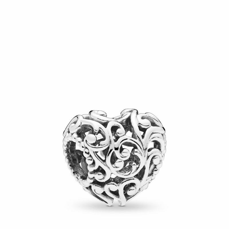 Pandora Regal Heart Charm Silver Egypt IO1527804